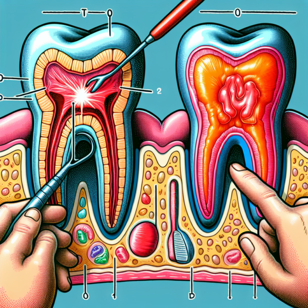 How to tell the difference between a tooth abscess and a gum abscess